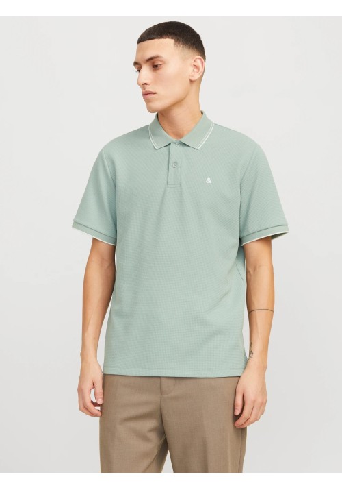 Ανδρική Μπλούζα Polo Jack & Jones JJEAustin Polo SS Noos 12268130 Mineral Blue Play