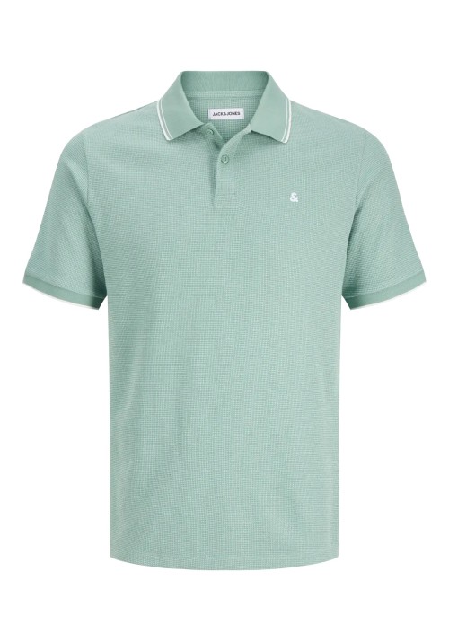 Ανδρική Μπλούζα Polo Jack & Jones JJEAustin Polo SS Noos 12268130 Mineral Blue Play
