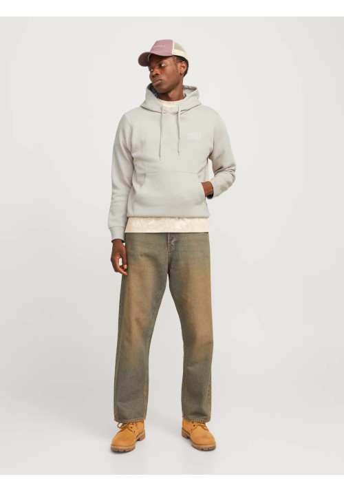Ανδρικό Φούτερ Jack & Jones JJECorp Logo Sweat Hood Noos 12152840 Moonbeam