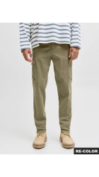 Ανδρικό Παντελόνι Cargo Jack & Jones JPSΤace Arthur Dobby Cargo SN 12282388 Aloe