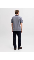 Ανδρικό T-Shirt Jack & Jones JPRblualves SS Tee LN 12276801 Maritime Blue Melange