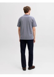 Ανδρικό T-Shirt Jack & Jones JPRblualves SS Tee LN 12276801 Maritime Blue Melange