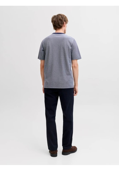 Ανδρικό T-Shirt Jack & Jones JPRblualves SS Tee LN 12276801 Maritime Blue Melange