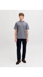 Ανδρικό T-Shirt Jack & Jones JPRblualves SS Tee LN 12276801 Maritime Blue Melange