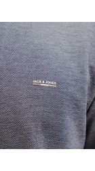 Ανδρικό T-Shirt Jack & Jones JPRblualves SS Tee LN 12276801 Maritime Blue Melange