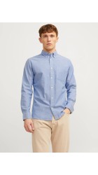 Ανδρικό Πουκάμισο Jack & Jones JPRBLUBROOK Oxford Shirt 12192150 Cashmere Blue SLIM FIT Ανδρικό Πουκάμισο Jack & Jones JPRBLUBROOK Oxford Shirt 12192150 Cashmere Blue SLIM FIT