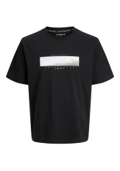 Ανδρικό T-Shirt Jack & Jones JCofusion Photo Print Tee SS Crew Neck 12289870 Black