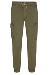 Ανδρικό Παντελόνι Cargo Jogger Petrol M-1050-TRO100-6134 Λαδί
