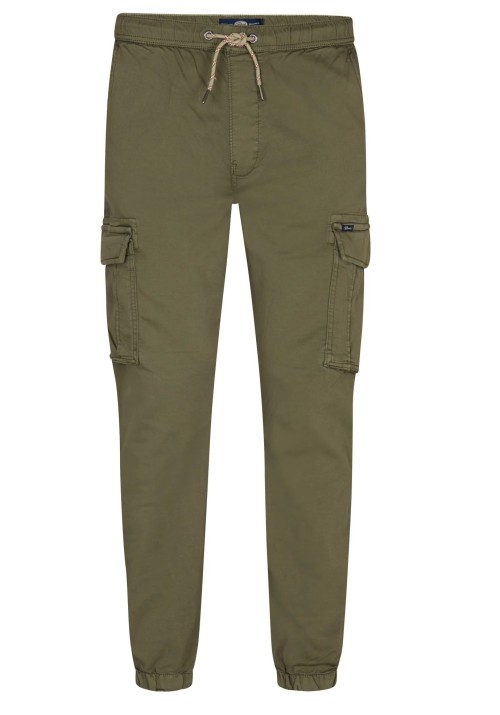 Ανδρικό Παντελόνι Cargo Jogger Petrol M-1050-TRO100-6134 Λαδί
