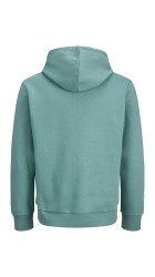 Ανδρικό Φούτερ Jack & Jones JJECorp Logo Sweat Hood Noos 12152840 Mineral Blue