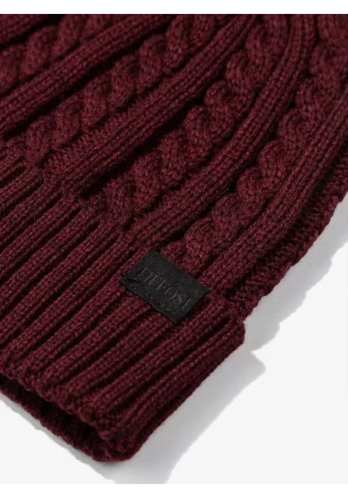 Ανδρικός Σκούφος  Beanie Tiffosi 10051271-558 Μπορντώ
