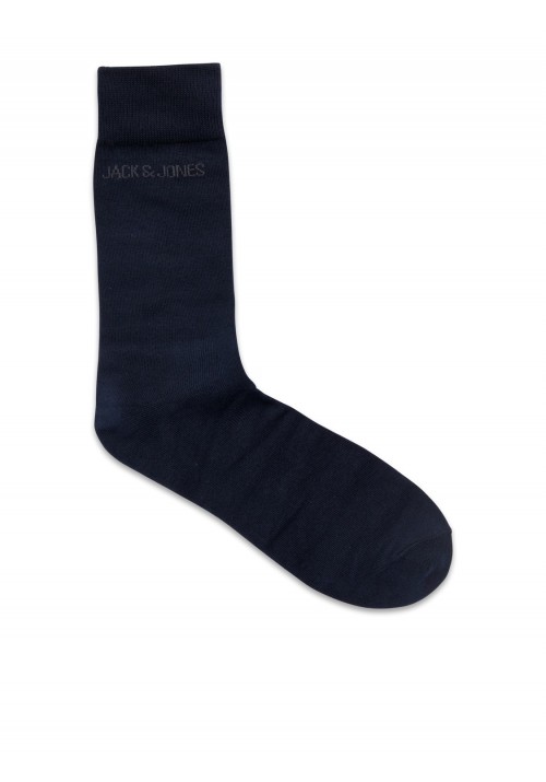 Ανδρικές Κάλτσες 3 Pack  Jack & Jones JACarbo Organic Sock Giftbox 12198331 Navy Blazer Black - Dark grey melange