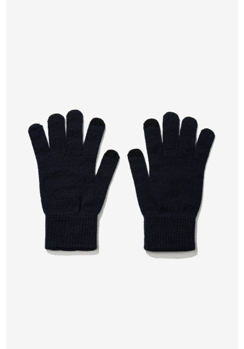 Ανδρικά Γάντια Πλεκτά Touch Screen  Tiffosi Bart 10063450-790 Dark Navy Blue