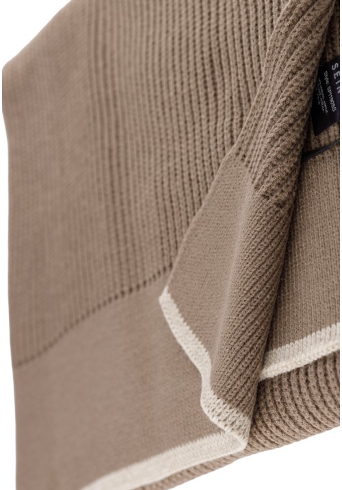 Ανδρικό Κασκόλ Seinse SPI190SS Sciarpa Fab UN Κάφε