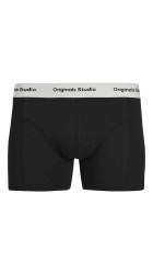 Ανδρικά Μποξεράκια 3Pack Jack & Jones Jacvesterbro Solid Trunks 3 Pack Noos 12272945 Ocean Cavern Black - Black