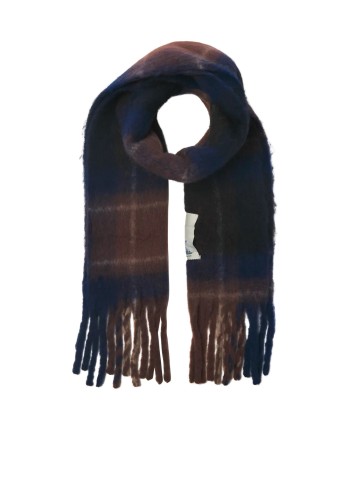 Ανδρικό Κασκόλ Jack & Jones Jacnorrebro Chunky Scarf LN 12283646 Ocean Cavern Checks