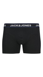 Ανδρικά Μποξεράκια 3Pack Jack & Jones 12286183 Μαύρα