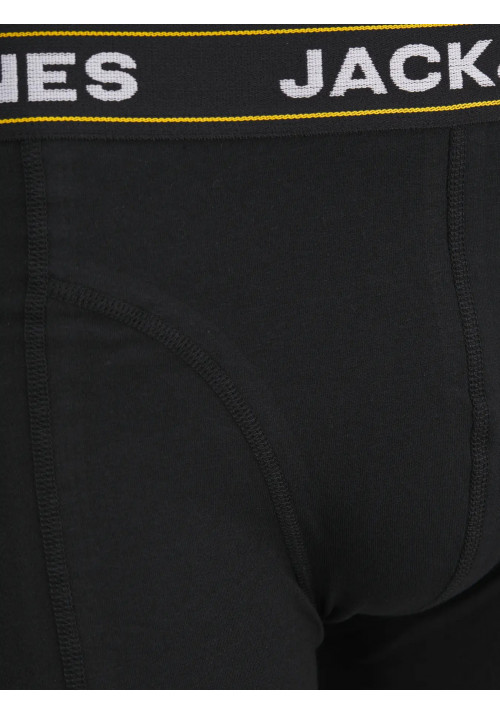 Ανδρικά Μποξεράκια 3Pack Jack & Jones 12286183 Μαύρα