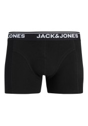 Ανδρικά Μποξεράκια 3Pack Jack & Jones Jacbarry Trunks 3 Pack Styd 12295181 Black Sky Captain - Black