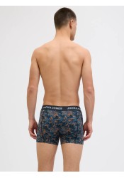 Ανδρικά Μποξεράκια 3Pack Jack & Jones JacMaxwell Trunks 3 Pack SN 12283353 Dark Navy Dark navy - Deep teal