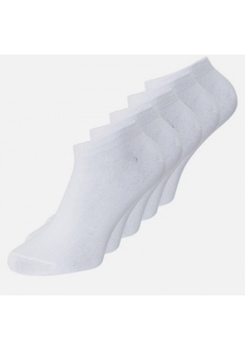 Ανδρικές Κάλτσες Σοσόνια Jack & Jones JACDongo Socks 5 Pack Noos 12120278 Λευκές