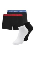 Ανδρικά Μποξεράκια 2 Pack Jack & Jones 12234597 Weekendset Μαύρα