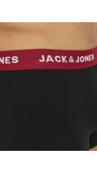 Ανδρικά Μποξεράκια 2 Pack Jack & Jones 12234597 Weekendset Μαύρα