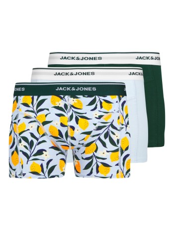 Ανδρικά Μποξεράκια 3Pack Jack & Jones Jaclemon Trunks 3Pack 12286180 Skyway Pine Grove-Skyway