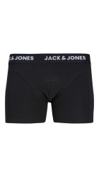 Ανδρικά Μποξεράκια 3Pack Jack & Jones 12171944 Μαύρα