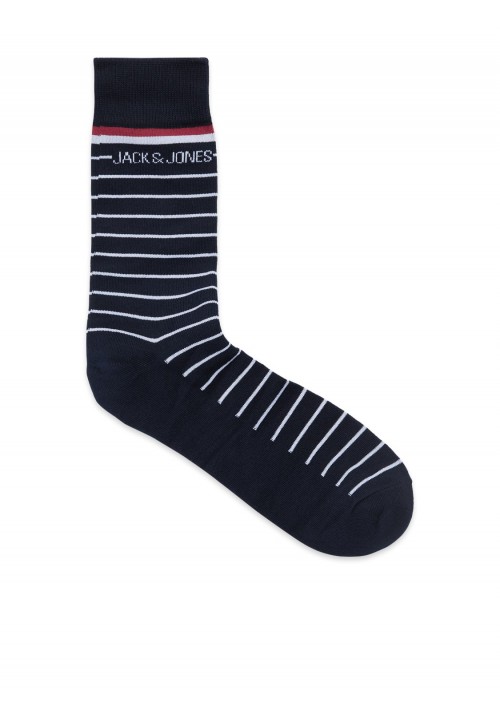 Ανδρικές Κάλτσες 3 Pack  Jack & Jones JACarbo Organic Sock Giftbox 12198331 Navy Blazer