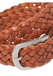 Ανδρική Δερμάτινη Πλεκτή Ζώνη Jack & Jones Jaclau Braided Leather Belt Styd 12270596 Ταμπά Ανδρική Δερμάτινη Πλεκτή Ζώνη Jack & Jones Jaclau Braided Leather Belt Styd 12270596 Ταμπά