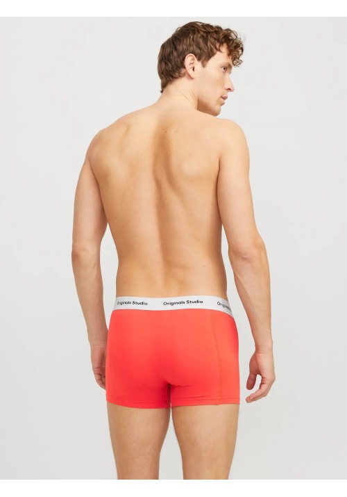 Ανδρικά Μποξεράκια 3Pack Jack & Jones Jacvesterbro Solid Trunks 3 Pack Noos 12272945  Black Summer fig - Dark navy