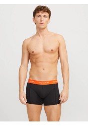 Ανδρικά Μποξεράκια 3Pack Jack & Jones Jacvesterbro Solid Trunks 3 Pack Noos 12272945  Black Summer fig - Dark navy