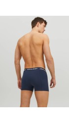 Ανδρικά Μποξεράκια 3Pack Jack & Jones JacAnthony Trunks 3 Pack SN 12171946 Blue