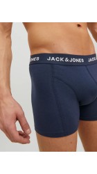 Ανδρικά Μποξεράκια 3Pack Jack & Jones JacAnthony Trunks 3 Pack SN 12171946 Blue