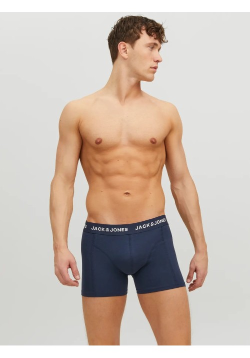 Ανδρικά Μποξεράκια 3Pack Jack & Jones JacAnthony Trunks 3 Pack SN 12171946 Blue