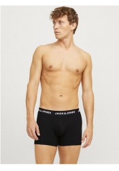 Ανδρικά Μποξεράκια Jack & Jones JacBlack Friday Trunks 3 Pack 12285404 Black/Blue logo