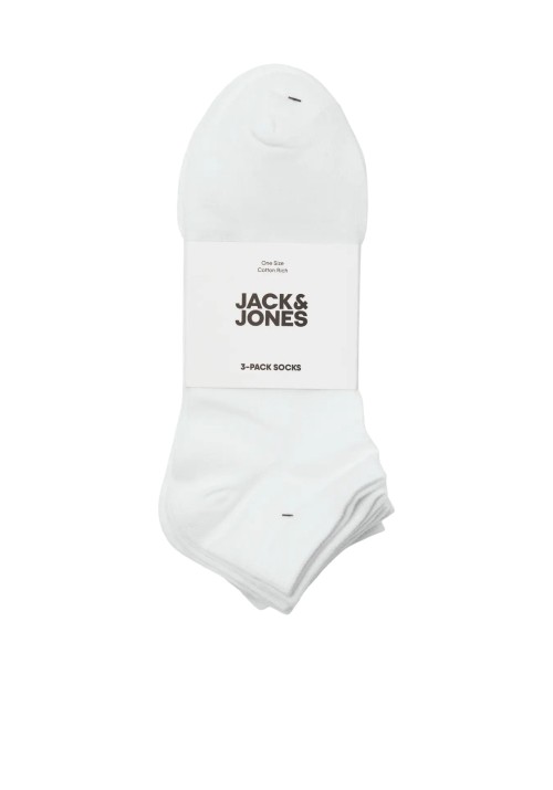 Ανδρικές Κάλτσες 3 Pack  Jack & Jones Jack Jaclouis Dongo Socks 3 Pack Noos 12260079 White
