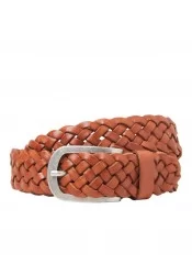 Ανδρική Δερμάτινη Πλεκτή Ζώνη Jack & Jones Jaclau Braided Leather Belt Styd 12270596 Ταμπά Ανδρική Δερμάτινη Πλεκτή Ζώνη Jack & Jones Jaclau Braided Leather Belt Styd 12270596 Ταμπά