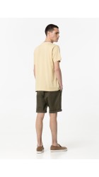 Ανδρική Βερμούδα Tiffosi Chino Short Slim 10054446-826 Λαδί