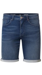 Ανδρική Βερμούδα Τζιν Petrol M-1040-SHO001-5701 Μπλε