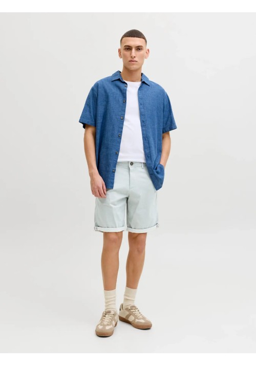 Ανδρική Βερμούδα Chino jack & Jones 12230336  JPSTBOWIE SACPRINTED REG SN Oyster Mushroom