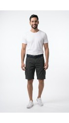 Ανδρική Βερμούδα Cargo Petrol M-1060-SHO500-9999 Μαύρο