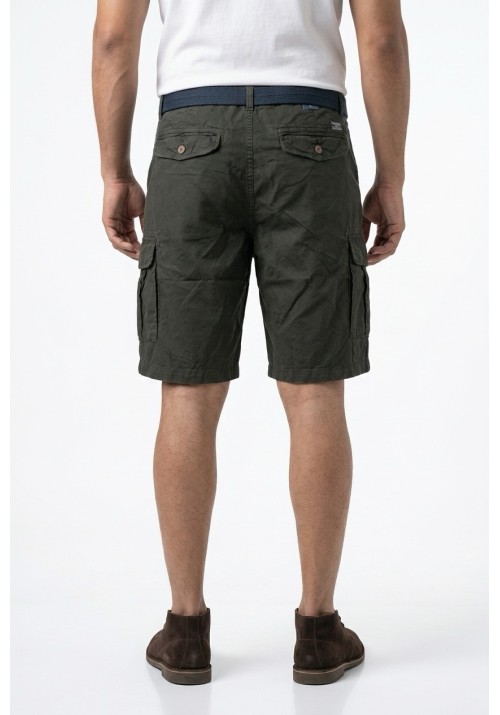 Ανδρική Βερμούδα Cargo Petrol M-1060-SHO500-9999 Μαύρο