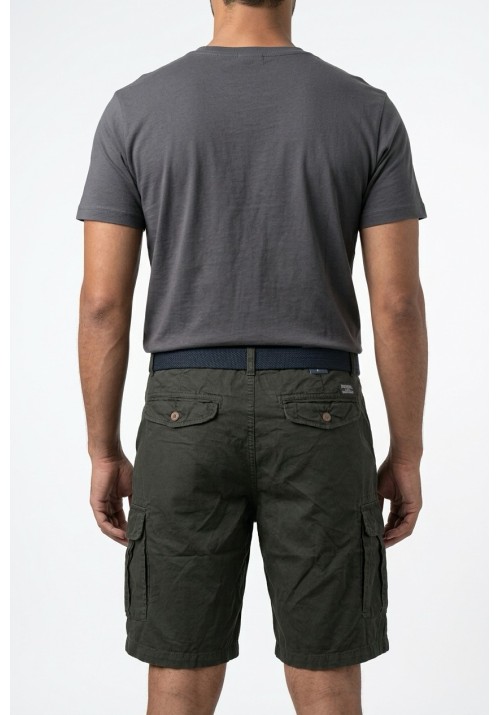 Ανδρική Βερμούδα Cargo Petrol M-1060-SHO500-9999 Μαύρο