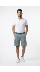 Ανδρική Βερμούδα Cargo Petrol M-1060-SHO500-5195 Γαλάζια