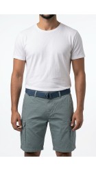 Ανδρική Βερμούδα Cargo Petrol M-1060-SHO500-5195 Γαλάζια