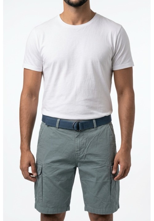 Ανδρική Βερμούδα Cargo Petrol M-1060-SHO500-5195 Γαλάζια