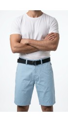 Ανδρική Βερμούδα Chino Petrol M-1060-SHO501-5196 Γαλάζια