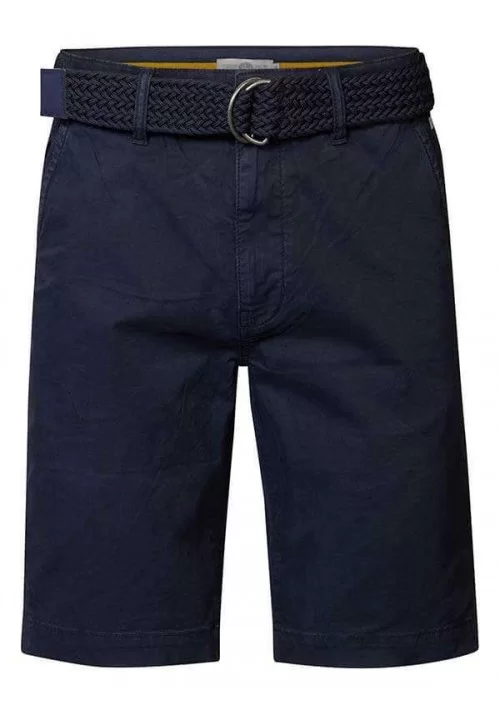 Ανδρική Βερμούδα Chino Ελαστική Petrol SHO504-5152 Μπλε